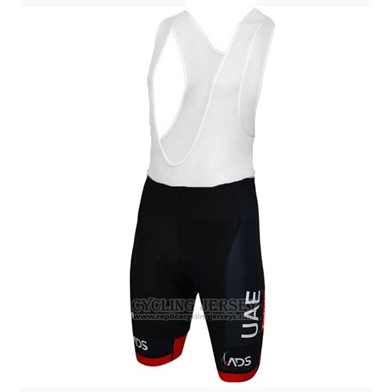 2018 Cycling Jersey UCI World Champion Leader Uae White Short Sleeve and Bib Short